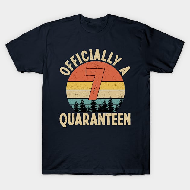 officially a quaranteen 7th birthday T-Shirt by Yoyo Star